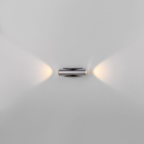 Настенный светодиодный светильник Steel LED черный/сталь 40109/LED чёрный/сталь Elektrostandard
