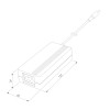 Блок питания для светодиодной ленты 24 В 72W Трансформатор 24V 72W Elektrostandard