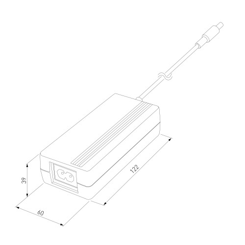 Блок питания для светодиодной ленты 24 В 72W Трансформатор 24V 72W Elektrostandard
