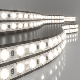 Светодиодная лента 12 В 14,4 Вт/м 60 Led/м 5050 IP65, дневной белый 4200К, 5 м Лента светодиодная 12V 14,4W 60Led 5050 IP65 дневной белый, 5м Elektrostandard