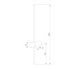 Настенный светодиодный светильник MRL LED 1121 черный Elektrostandard