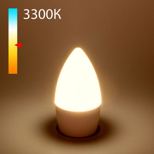 Светодиодная лампа Свеча" C37 8W 3300K E27 BLE2711" Elektrostandard