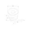 Светодиодный модуль 9W 4000K 60° BMGU1007 Elektrostandard