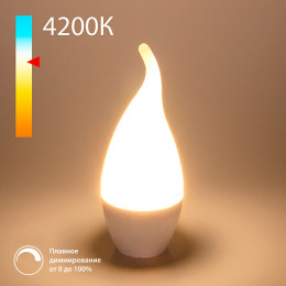 Светодиодная лампа Свеча на ветру" Dimmable CW35 7W 4200K E14 BLE1450" Elektrostandard