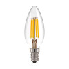 Филаментная светодиодная лампа Свеча" C35 7W 3300K E14 (C35 прозрачный) BLE1411" Elektrostandard