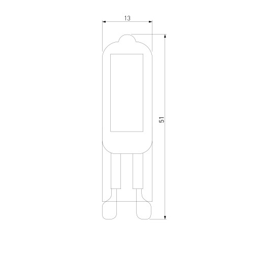 Светодиодная лампа G9 LED 3W 220V 3300K стекло BLG911 Elektrostandard