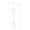 Филаментная светодиодная лампа Dimmable ST64 5W 2700K E27 тонированная BLE2746 Elektrostandard