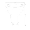 Светодиодная лампа JCDR 9W 3300K GU10 BLGU1015 Elektrostandard