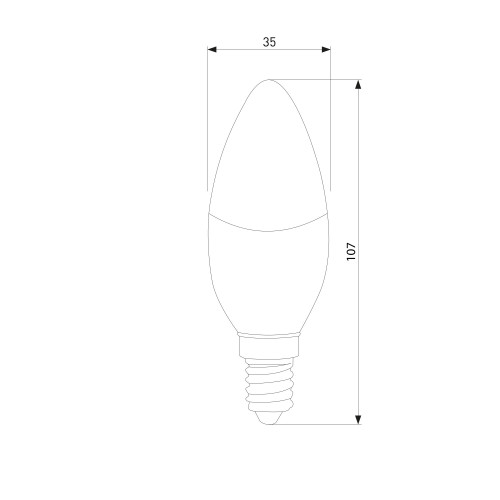 Светодиодная лампа Свеча" Dimmable C35 7W 4200K E14 BLE1448" Elektrostandard