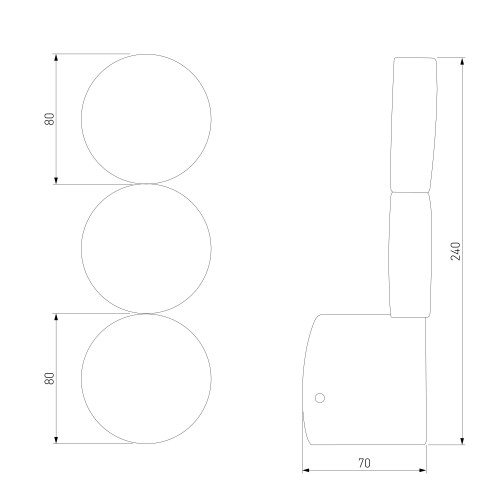 Настенный светодиодный светильник 40130/LED черный Elektrostandard