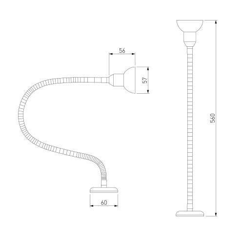 Подсветка галогенная 1214 MR16 хром Elektrostandard