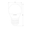 Светодиодная лампа Mini Classic LED 9W 4200K E27 BLE2763 Elektrostandard