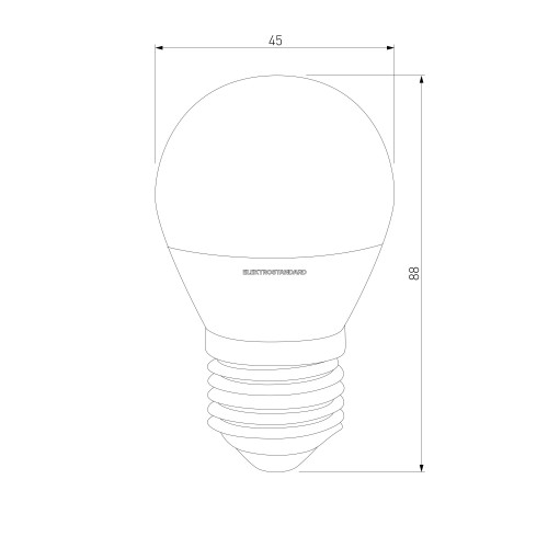 Светодиодная лампа Mini Classic LED 9W 4200K E27 BLE2763 Elektrostandard