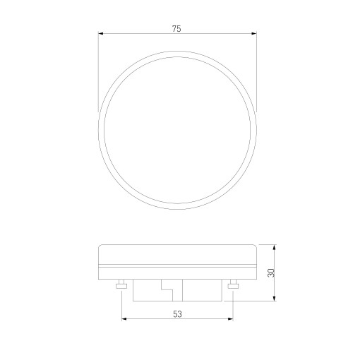 Светодиодная лампа GX53 LED PC 15W 4200K BLGX5314 Elektrostandard
