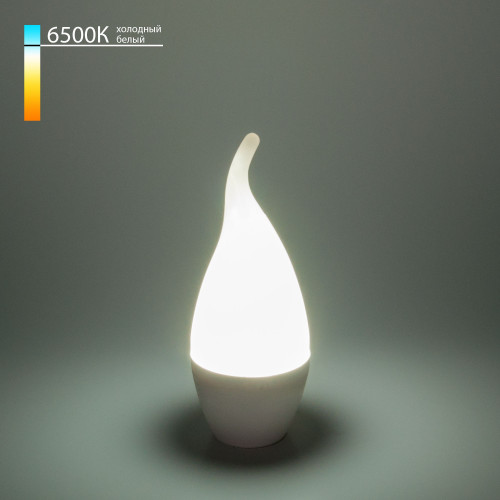 Светодиодная лампа Свеча на ветру BLE1420 СDW LED D 6W 6500K E14 BLE1420 Elektrostandard