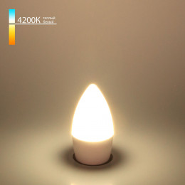 Светодиодная лампа Свеча" C37 6W 4200K E27 BLE2737" Elektrostandard