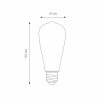 Филаментная светодиодная лампа ST64 6W 3300K E27 тонированная BLE2707 Elektrostandard