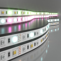 Светодиодная лента 24 В 14,4 Вт/м 60 Led/м 5050+5050 IP20, MIX RGB/холодный белый, 5 м Лента светодиодная 24V 14,4W 60Led 5050+5050 IP20 MIX RGB/холодный белый, 5м Elektrostandard
