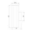 Светильник настенный Ribs MRL 1017 белый Elektrostandard