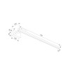 Светильник настенный светодиодный Acento латунь 40155/LED Elektrostandard