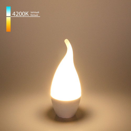 Светодиодная лампа Свеча на ветру" CA37 6W 4200K E14 BLE1419" Elektrostandard