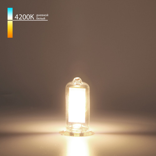 Светодиодная лампа G4 LED 3W 220V 4200K стекло BLG417 Elektrostandard