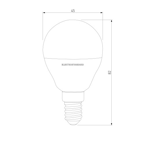 Светодиодная лампа G45 7W 4200K E14 BLE1406 Elektrostandard