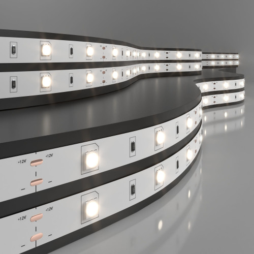 Светодиодная лента 12 В 7,2 Вт/м 30 Led/м 5050 IP20, дневной белый 4200К, 5 м Лента светодиодная 12V 7,2W 30Led 5050 IP20 дневной белый, 5м Elektrostandard