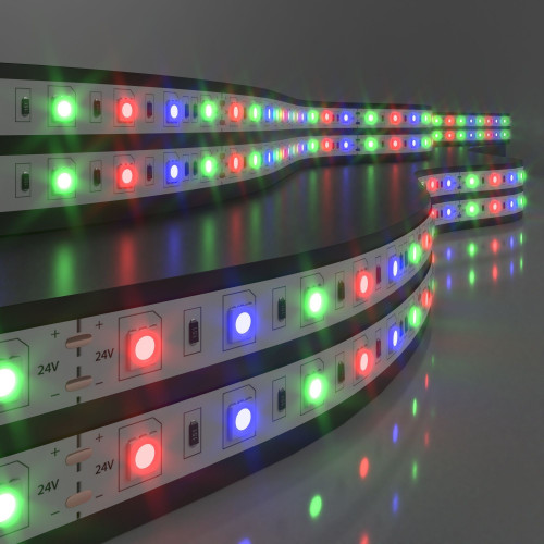 Светодиодная лента 24 В 14,4 Вт/м 60 Led/м 5050 IP20, RGB, 5 м Лента светодиодная 24V 14,4W 60Led 5050 IP20 RGB, 5м Elektrostandard