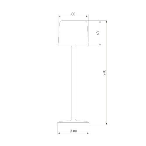 Компактный светодиодный настольный светильник Bitty бежевый IP54 TL70260 Elektrostandard