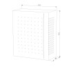 Звонок электромеханический 1M IP44 DBQ26M WM серый Elektrostandard