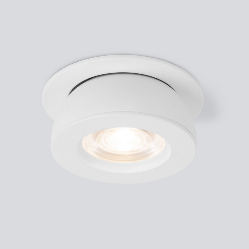 Встраиваемый точечный светодиодный светильник Pruno белый 25080/LED Elektrostandard