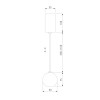 Подвесной светодиодный светильник 50215/1 LED хром Elektrostandard