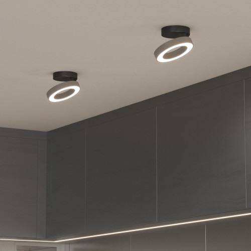 Накладной светодиодный светильник Spila серебро 25105/LED Elektrostandard