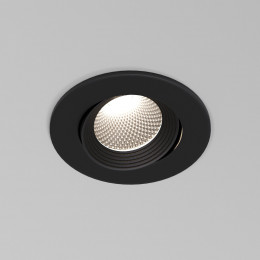 Светильник встраиваемый светодиодный Even черный 25094/LED Elektrostandard