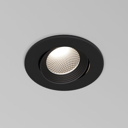 Светильник встраиваемый светодиодный Even черный 25094/LED Elektrostandard