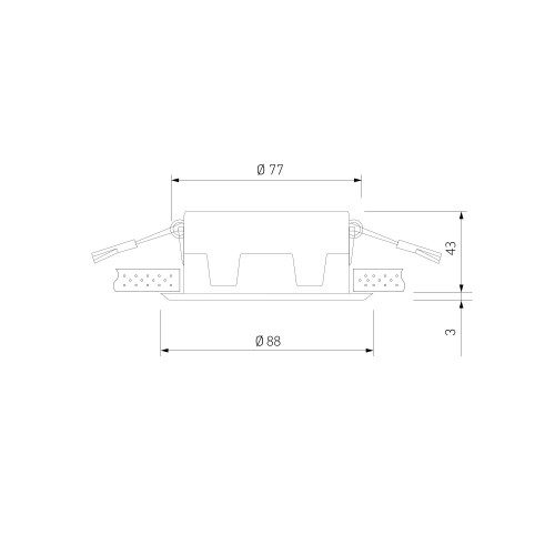 Встраиваемый светодиодный светильник 25082/LED Elektrostandard