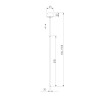 Подвесной светодиодный светильник Flinn 4W 4000K латунь 50263 LED Elektrostandard