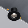 Светильник встраиваемый светодиодный Even черный 25094/LED Elektrostandard