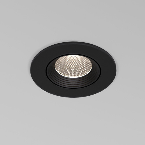 Светильник встраиваемый светодиодный Even черный 25094/LED Elektrostandard