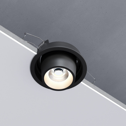 Потолочный светодиодный светильник поворотный Conner 8W 4000K чёрный 25086/LED Elektrostandard