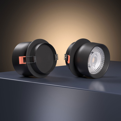 Светильник встраиваемый поворотный светодиодный Uno 8W 4000K черный 25092/LED Elektrostandard
