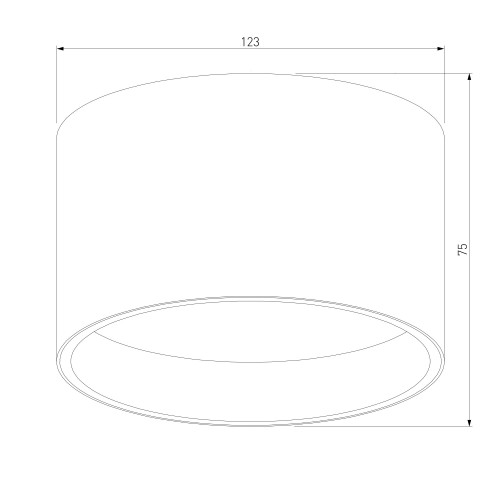 Накладной светодиодный светильник 25123/LED Elektrostandard