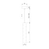Подвесной светодиодный светильник 50214/1 LED черный жемчуг Elektrostandard
