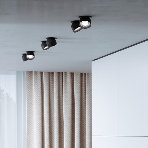 Светильник встраиваемый поворотный светодиодный Uno 8W 4000K черный 25092/LED Elektrostandard