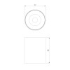 Светильник потолочный светодиодный Primo 12W 4000K титан 25116/LED Elektrostandard
