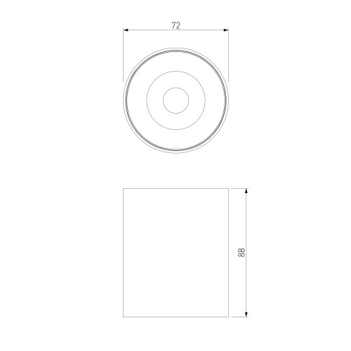 Светильник потолочный светодиодный Primo 12W 4000K титан 25116/LED Elektrostandard