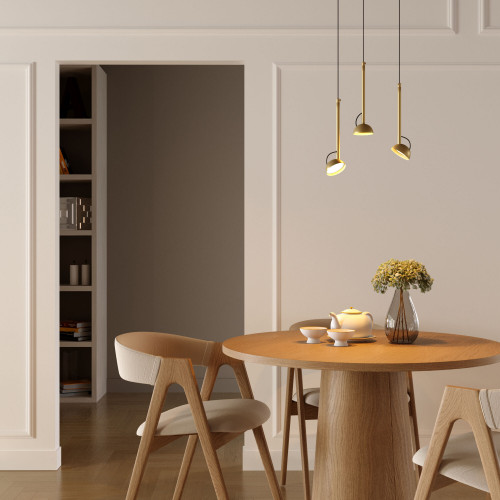 Светильник подвесной светодиодный Join 7W 3000K латунь 50313 LED Elektrostandard