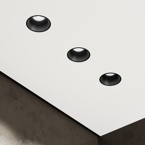 Светильник встраиваемый Renzo черный 25020/01 Elektrostandard