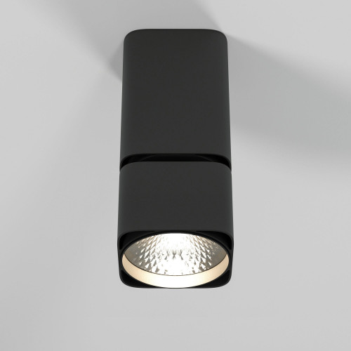 Светильник потолочный поворотный светодиодный Cubus 10W 4000K чёрный 25043/LED Elektrostandard